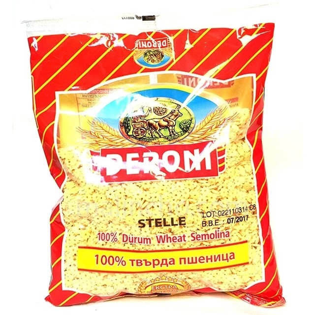 Hartweizen Nudeln  Sternen/Макарони от твърда пшеница Звездички Deroni 400g
