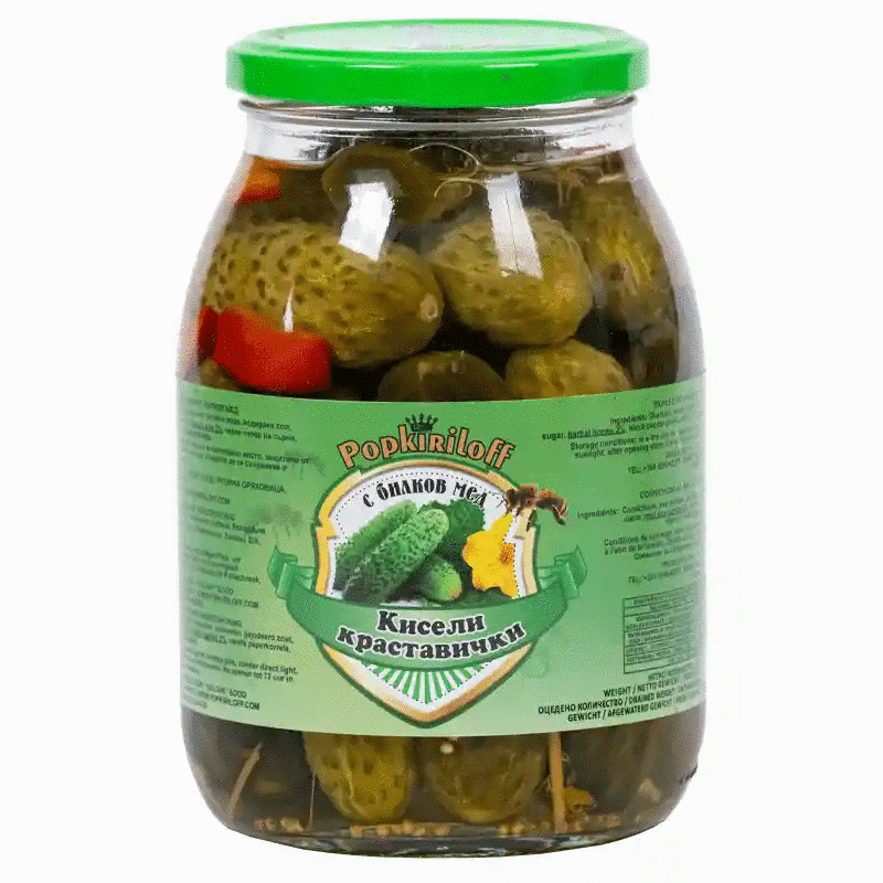 Gurken mit Kräuterhonig Popkiriloff 1kg