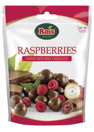 Rois Himbeeren mit Milchschokolade überzogen 100g