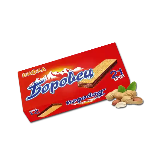 Waffel Borovetz 21 Stück 630g