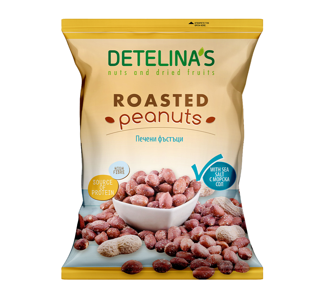 Erdnüsse geröstet 160g Detelina