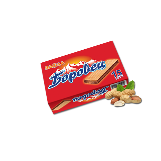 Waffel Borovetz 15 Stück 375g