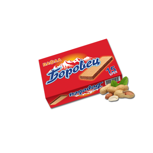 Waffel Borovetz 15 Stück 375g