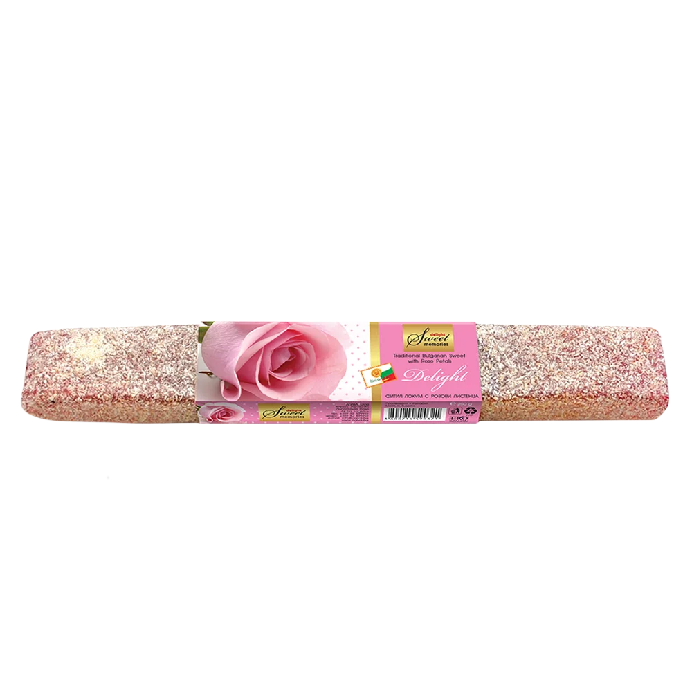 Sweet Memories Lokum Stange-Fitil mit Rosenblüten 250g