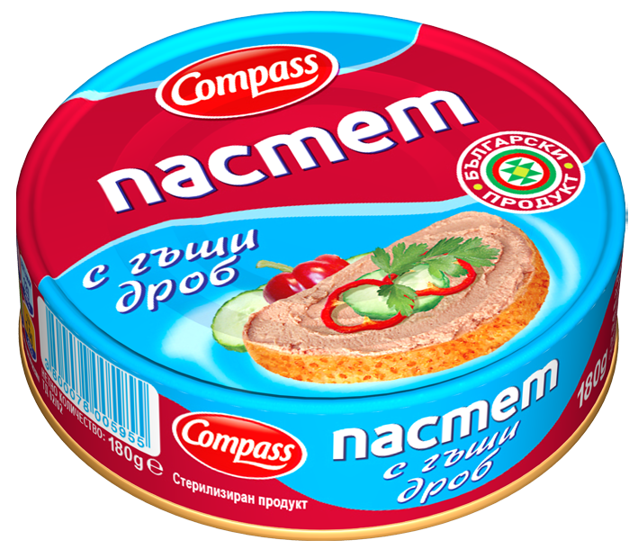 Schweinepastete mit Gänseleber Compass 300g