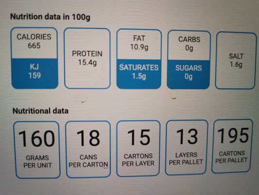 Thunfischfilet im eigenen Saft 160g(Тон филе в собствен сос)