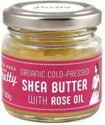 Sheabutter und Rosenöl Probe 10g