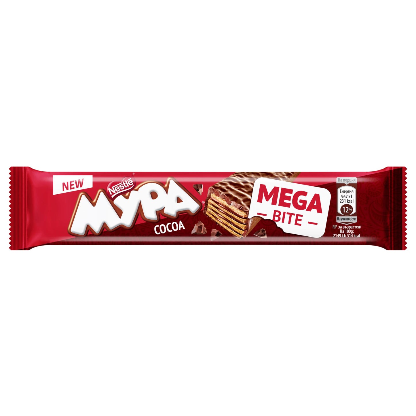 Waffel Mura Mega Kakao 45g