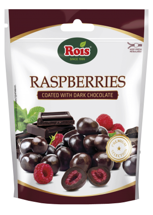 Rois Himbeeren mit Zartbitterschokolade überzogen 100 g