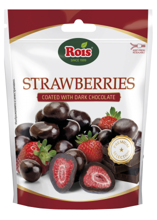 Rois Erdbeeren mit Zartbitterschokolade überzogen 100 g