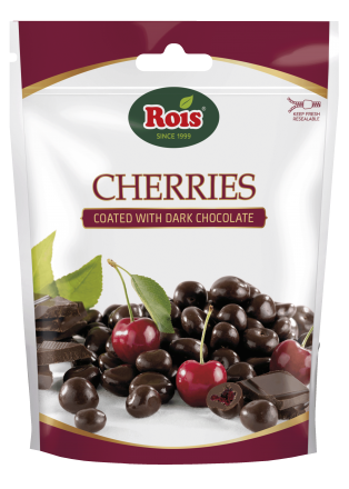 Rois Kirsche überzogen mit Dunkler Schokolade 100g