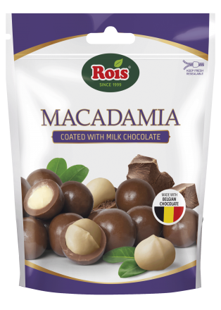Rois Macadamia mit belgischer Milchschokolade 100g