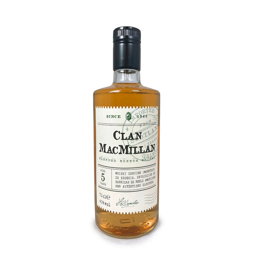 „Clan MacMillan“ schottischer Whisky 5 Jahre Fassreife,leicht rauchiges Aroma 0,7l,40% Vol