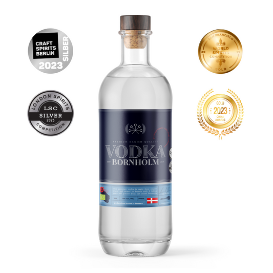 Wodka „Bornholm“aus Dänemark 0,7l Alk.40% Vol