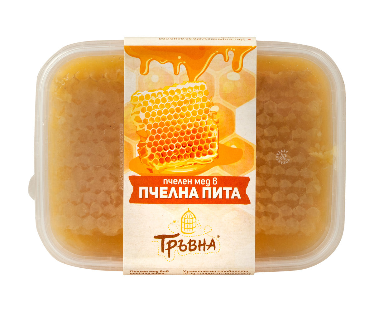 Bienenwabe in Blütenhonig „Travna“ 250g