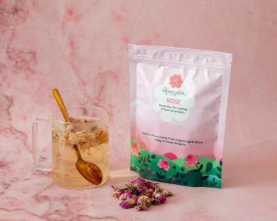 Rosenblüten Tee (lose) – für Küche & Dekoration 30g/Rosey"s Mark