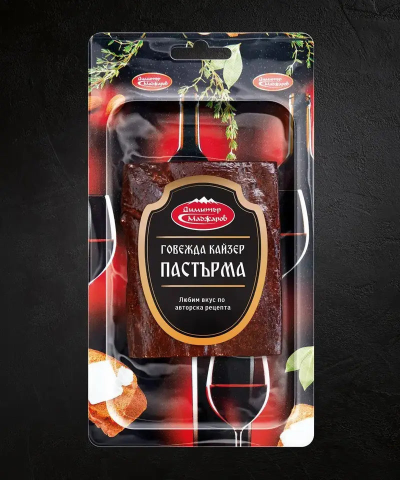 Kaiser Pastrami aus Rindfleisch Madjarov(70,00€/kg)