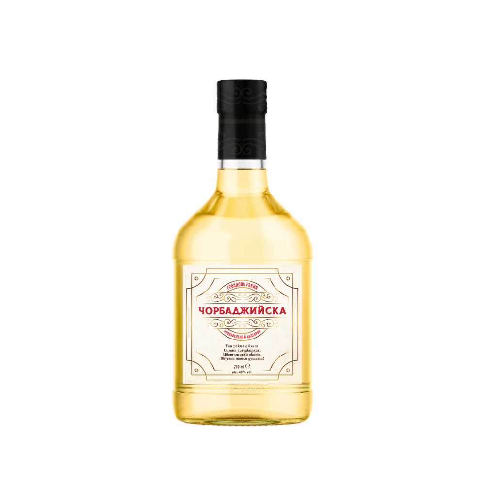 Tschorbadzhiiska Rakija/Чорбаджийска Ракия 700ml 40% vol