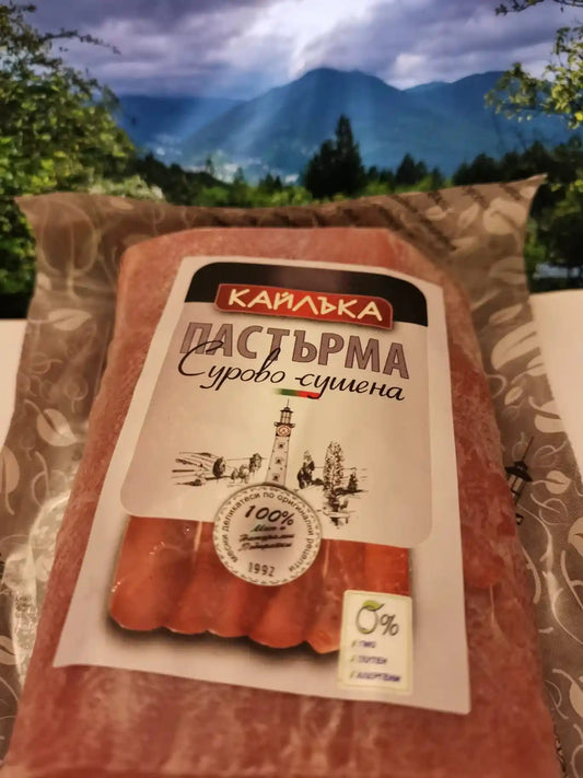 Kaiser Pastrami aus Schweinefleisch Kailyka(32€/kg)