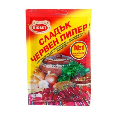 Rote Paprika süß Червен пипер Bioset 55g