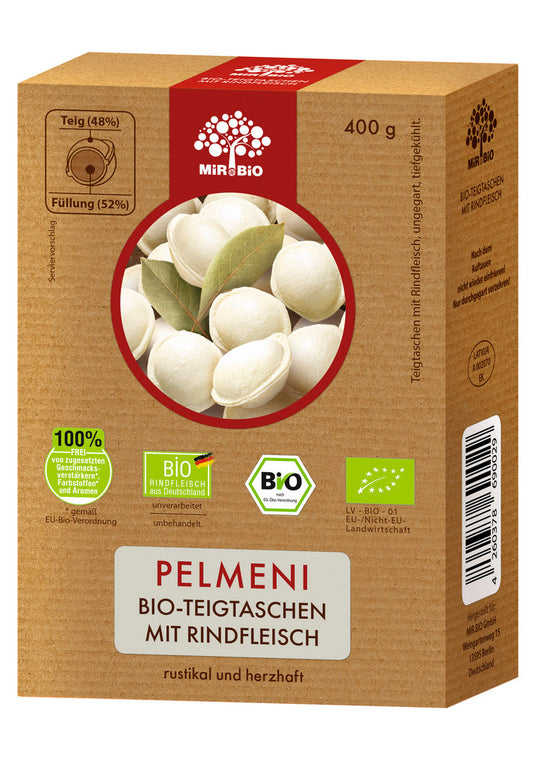 Mirbio Pelmeni mit Rindfleisch 400g