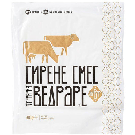 Käse aus Kuh- und Büffelmilch Vedrare gereift 400g