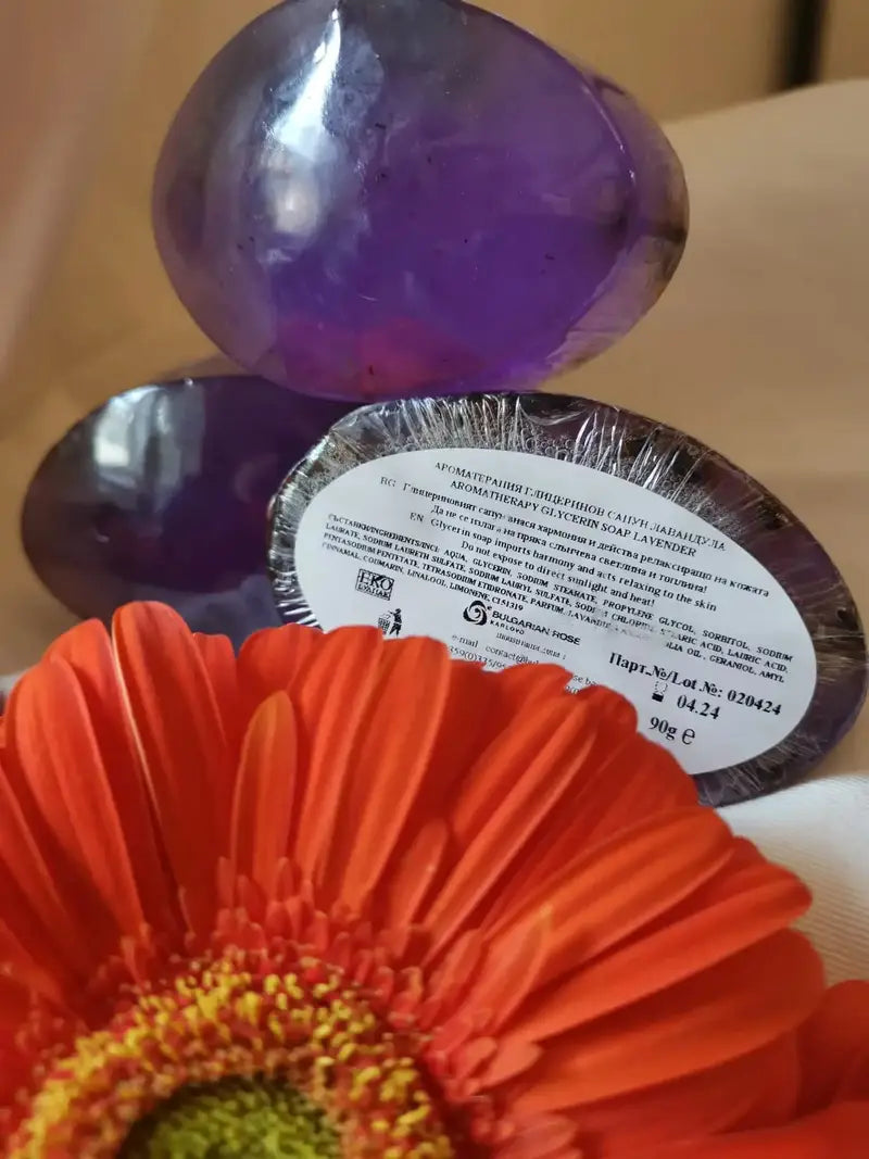 AROMATHERAPIE | Glycerinseife lavendel 90g - Bulgarian TreasuresSeifen und Salzekaloyan.georgiev99