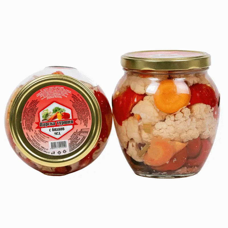 Carska Turshia mit Kräuterhonig 1kg Popkiriloff - Bulgarian TreasuresBulgarian Treasures