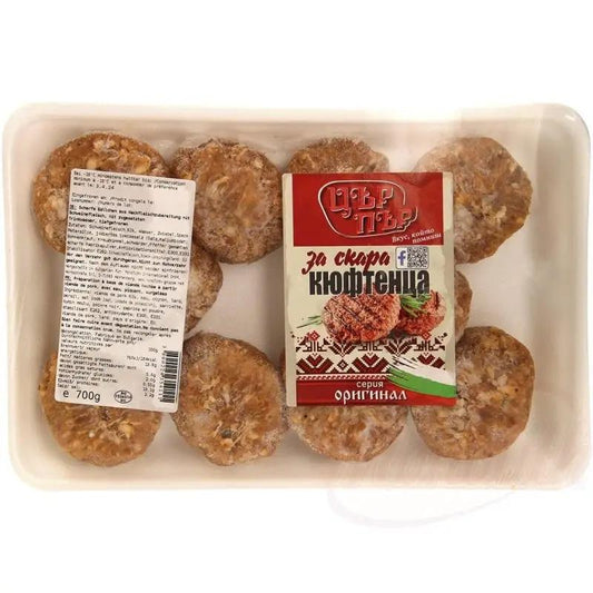 Cevapcici aus Schweinefleisch, pikant Cur Pur 700g - Bulgarian TreasuresCevapciciBulgarian Treasures