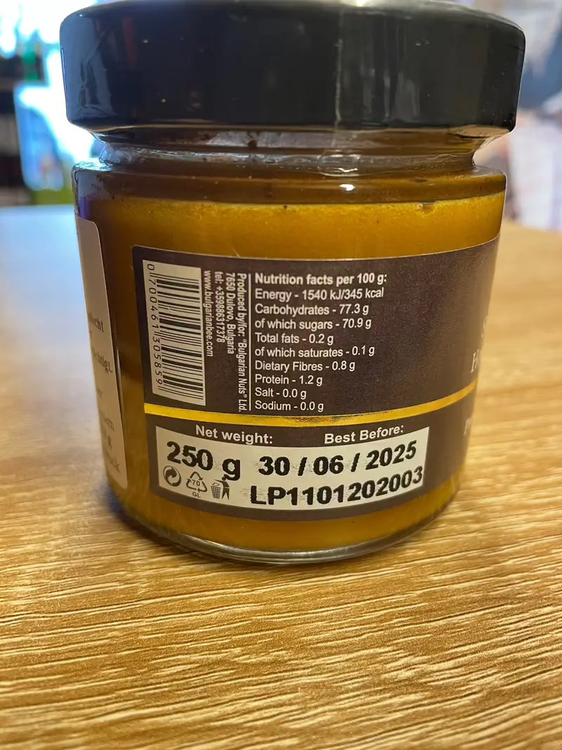 Honig mit Pollen 10% Bulgarian Bee 250g