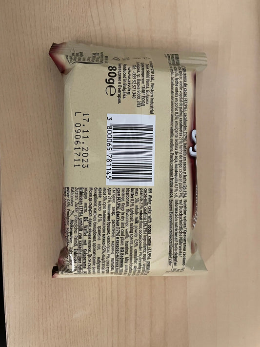 Waffel Chudo mit Erdnüsse und Kakaocreme 80g