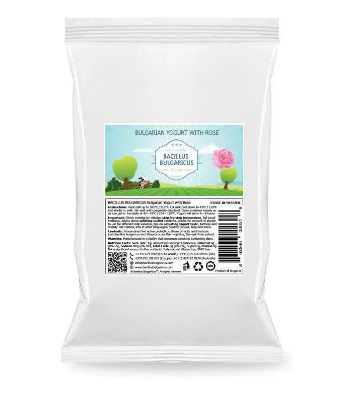 Joghurtferment mit Rose Bacillus bulgaricus Yoghurt 1L - Bulgarian TreasuresBulgarian Treasures