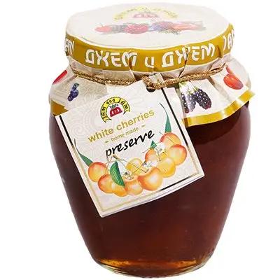Konfitüre aus weißen Kirschen hausgemacht Jam&Jam 240g - Bulgarian TreasuresBulgarian Treasures