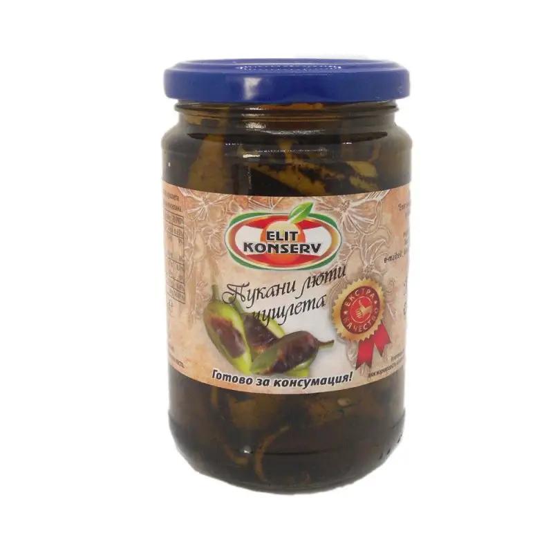 Lyuti Chushki Pukani Pfefferonen 260g - Bulgarian TreasuresBulgarian Treasures