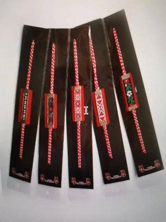 Martenitza - Armband Stickerei Bulgarischer Tradition 5 Stück - Verschiedene Preis 7.50 Euro - Bulgarian TreasuresBulgarian Treasures