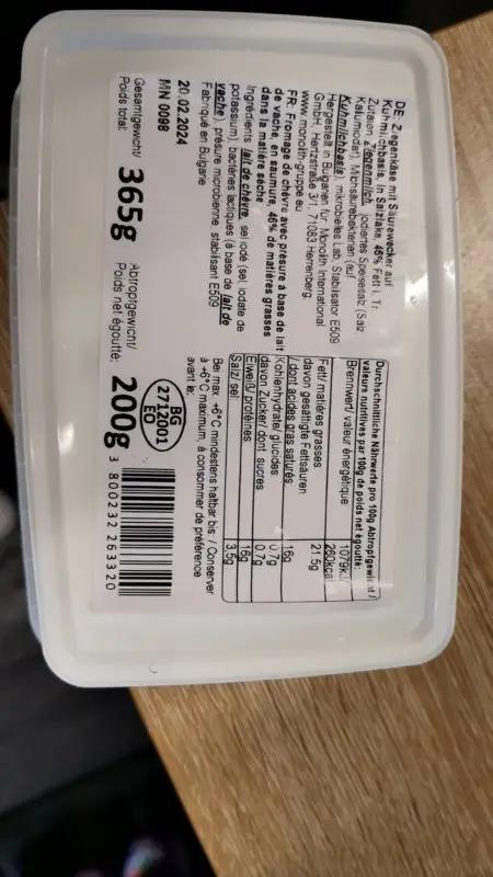 Pastiri Bulgarischer Ziegenkäse 365g - Bulgarian TreasuresBulgarian Treasures