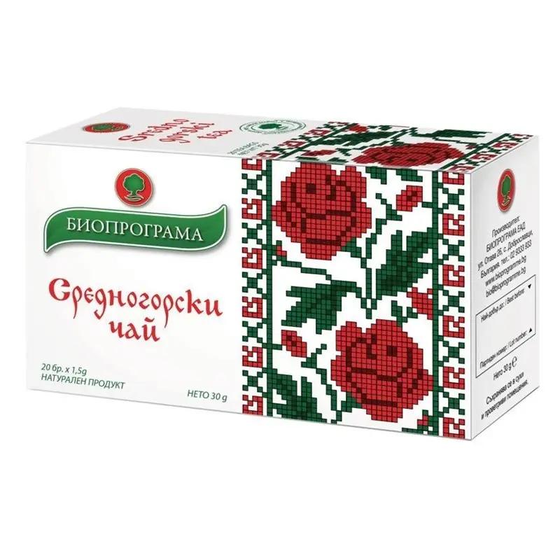 Tee Srednogorski Bioprograma 30g - Bulgarian TreasuresBulgarian Treasures