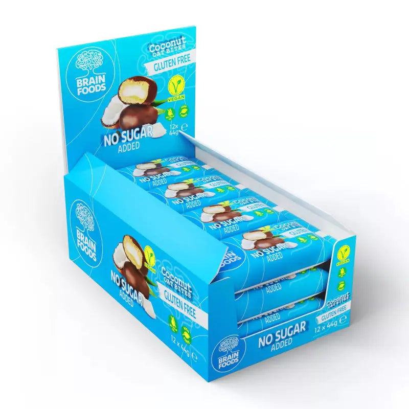veganes Kokosnuss-Häppchen 44g Brain Foods - Bulgarian TreasuresBulgarian Treasures