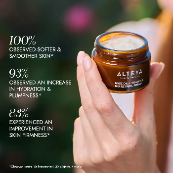 Organic Luminous Rose Retinol Cream-Roseöl und Vitamin C 50ml