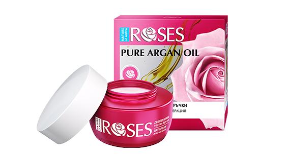 Day Creme Nature Roses mit Argan und Rose Öl 50ml