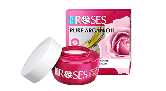 Day Creme Nature Roses mit Argan und Rose Öl 50ml