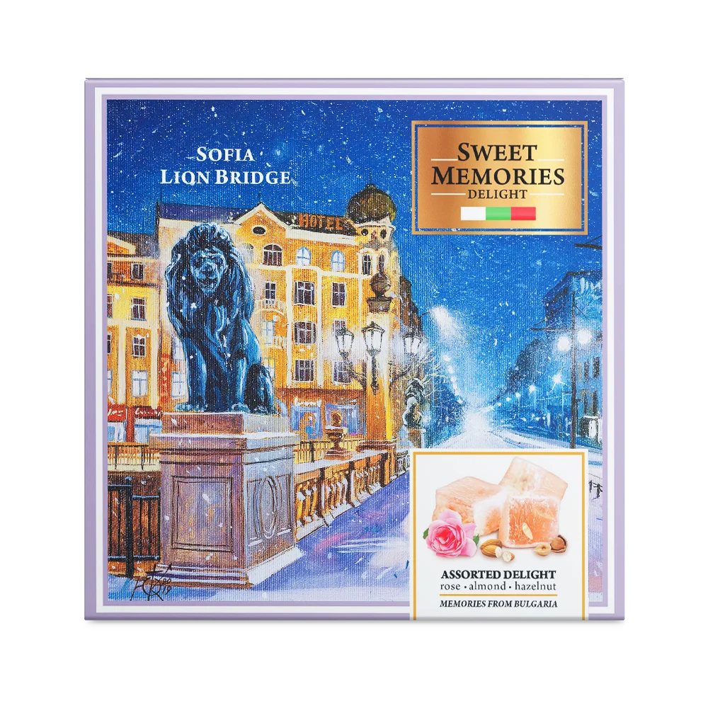 Sweet Memories Assortie Delight-Lokum 140g Lowen Brücke Sofia