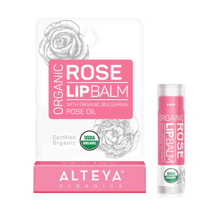 Organic Lip Balm Rose Alteya