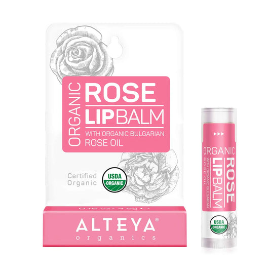 Organic Lip Balm Rose Alteya