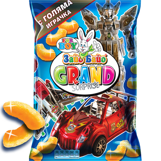 Sajo Bajo GAND  Weizenflips mit Spielzeug für Jungs 100g