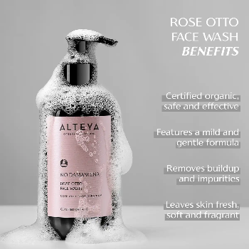 Organic Rose Otto Face Wash Damascena 250ml