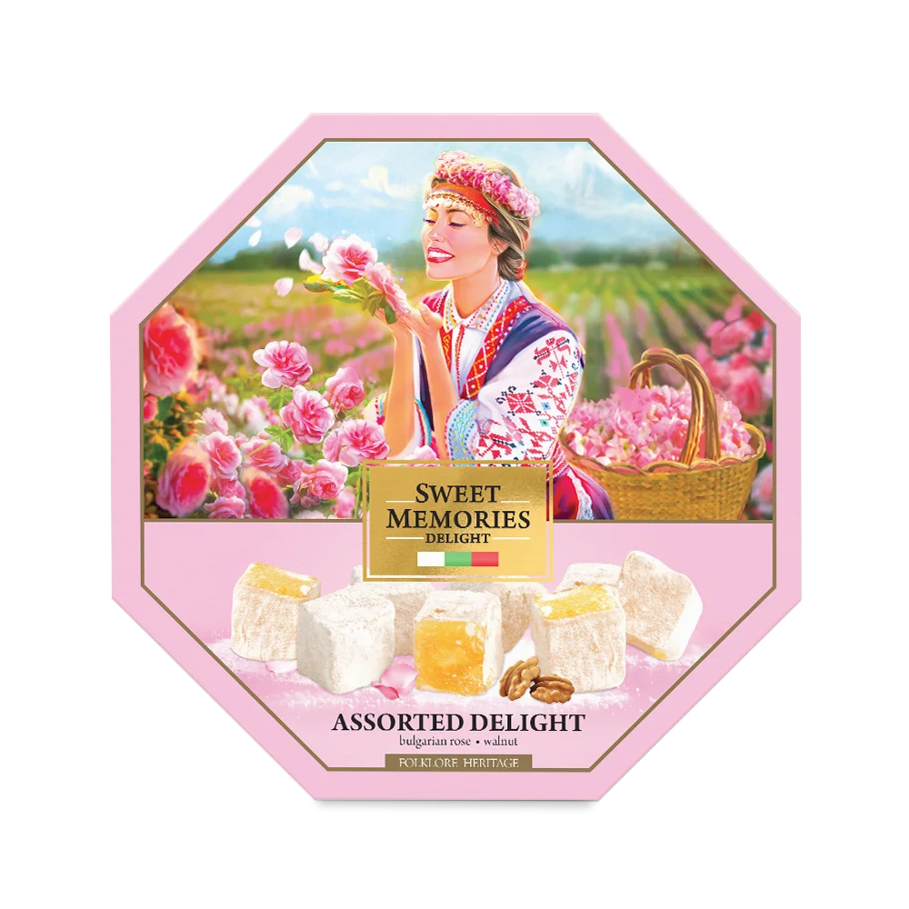 Sweet Memories Delight Lokum Assortie „Rosenstrauch“140g