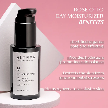 Organic Rose Otto Day Moisturizer  Damascena vom Alteya 50ml