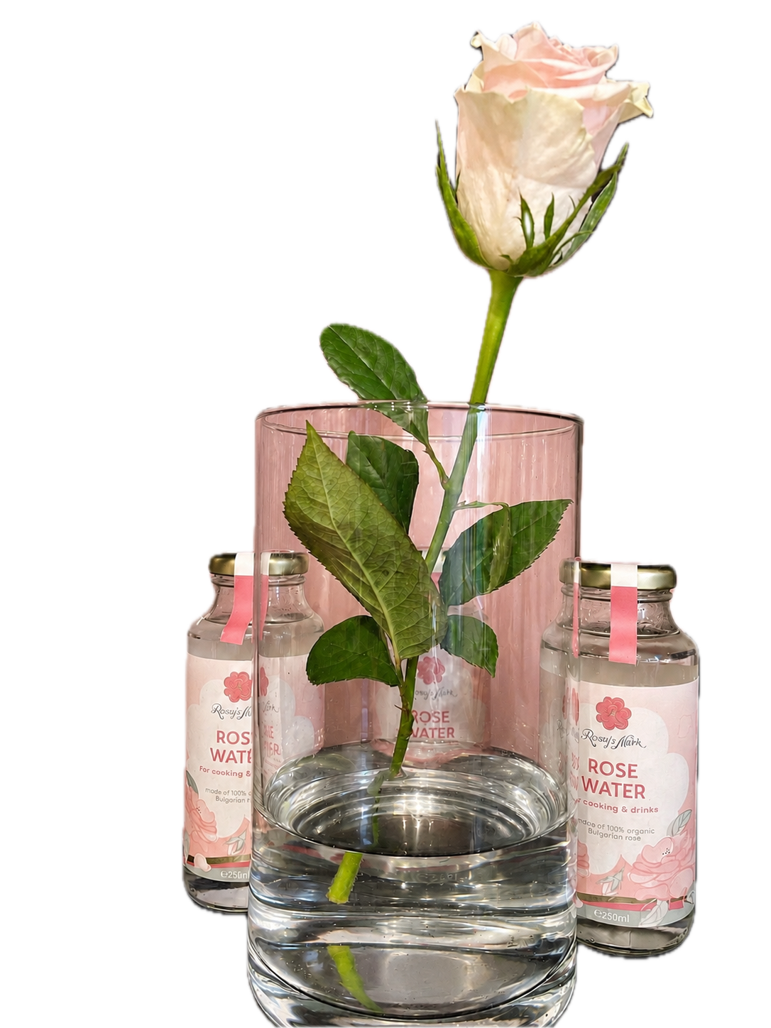 Rosenwasser zum Kochen und Trinken 250ml Rosey's Mark