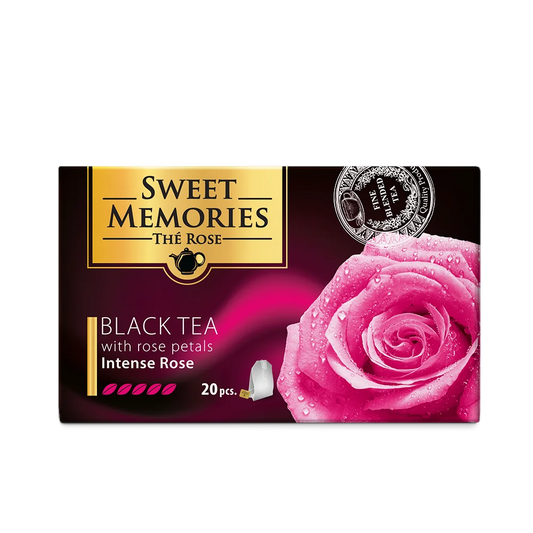 Schwarz Tee Intensiv mit Rosen Sweet Memories 20St